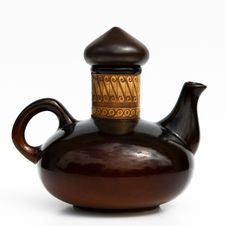 Israeli Ceramic Teapot In Oriental Style On Royalty Free Stock Photo Israeli Ceramic Teapot In Oriental Style On Royalty Free Stock Photo