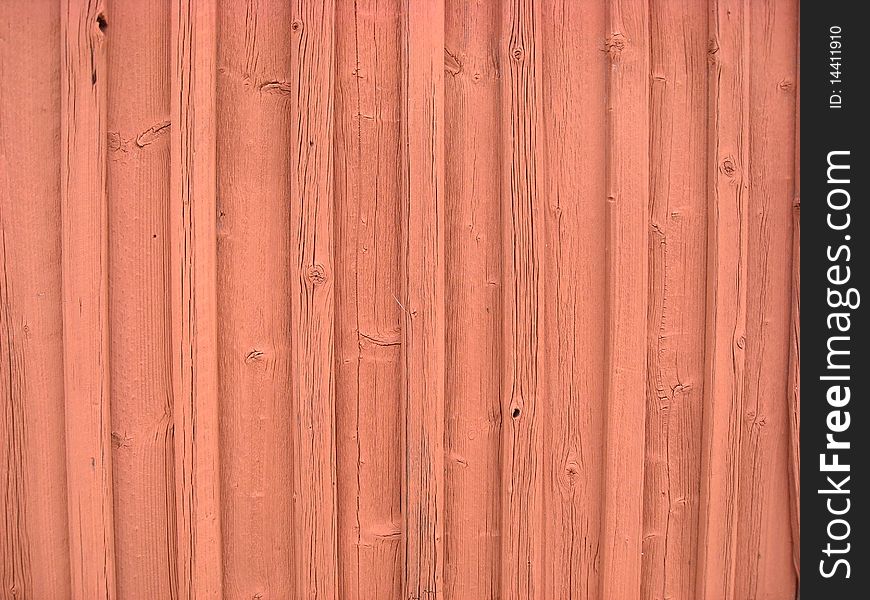 Texture of the Red timber wall