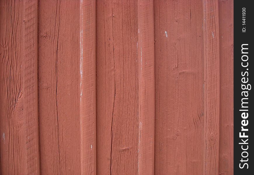 Texture of the Red timber wall