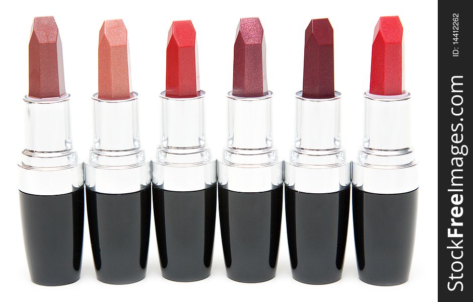 Lipstick Stands In Row