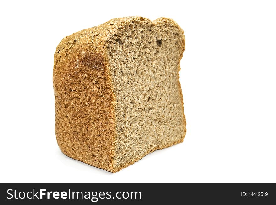 Freshly baked loaf of bread  isolated on white background. Freshly baked loaf of bread  isolated on white background.