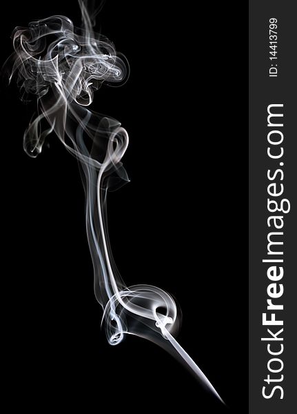 The Abstract Figure Of The Smoke