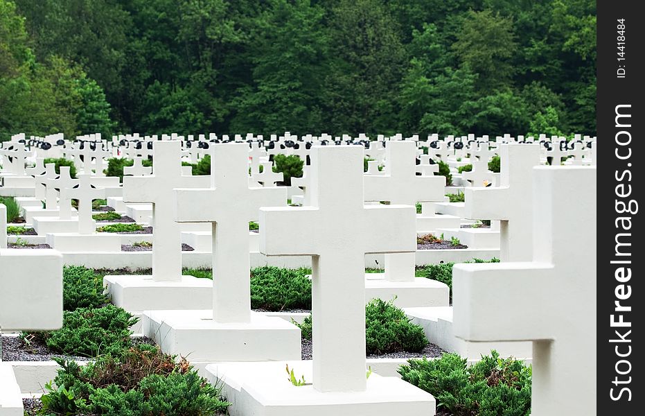 Military cemetery of the second World War