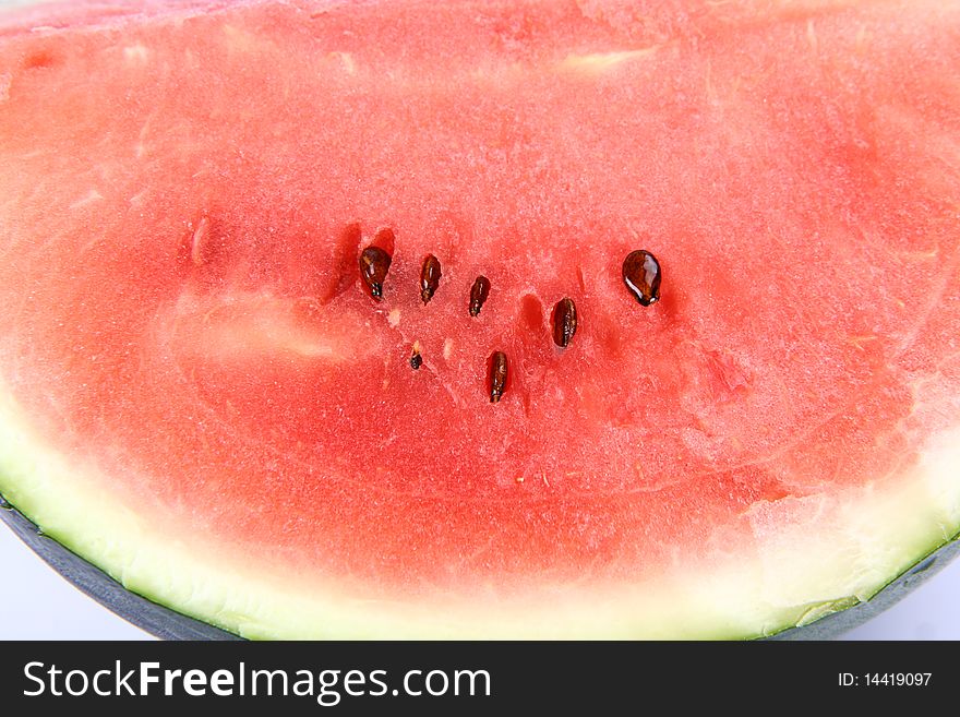 Juicy watermelon in close up