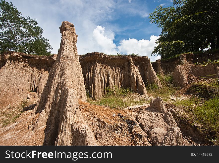 Mini canyon in Thailand image