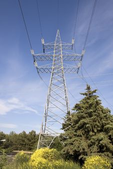 Electricity Pylon Stock Photo Electricity Pylon Stock Photo