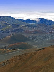 Haleakala Volcano Summit Stock Image Haleakala Volcano Summit Stock Image