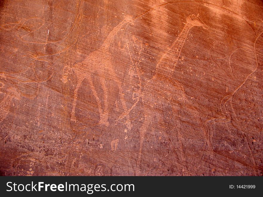 Rock engraving, Libya