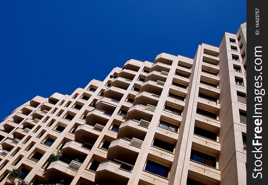 Modern building situated in the city of Palma de Mallorca
