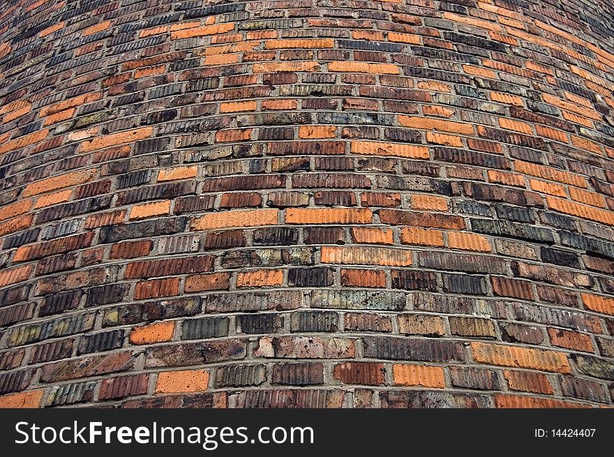 Wall from the old bricks. Background, texture