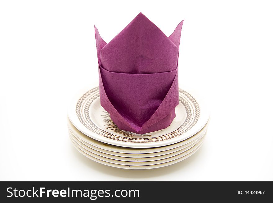 Plate and Napkin