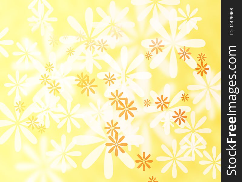 Abstract blur colorful flower background