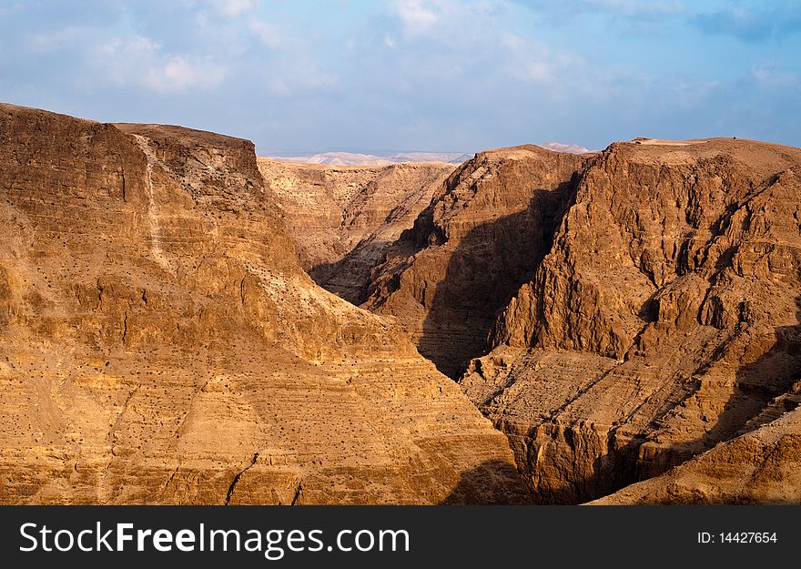 Wadi Darga place, area near Dead Sea. Wadi Darga place, area near Dead Sea