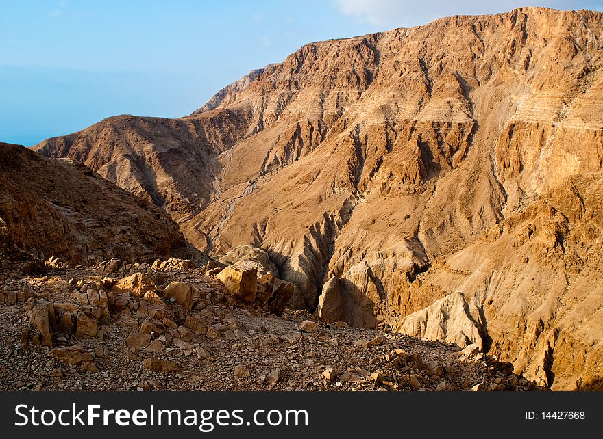 Israel, Wadi Darga - Dead Sea hills area