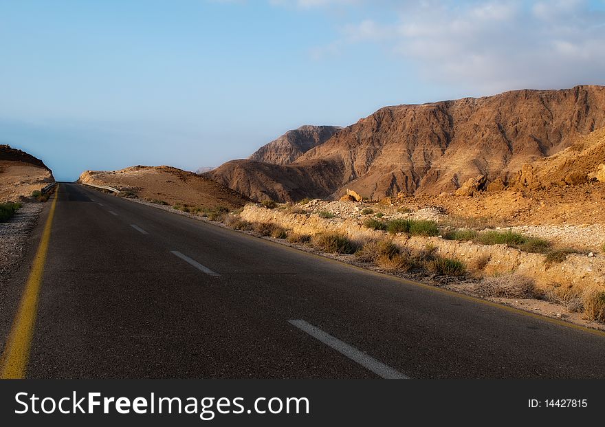 Dead Sea road. Wadi Darga area. Dead Sea road. Wadi Darga area.