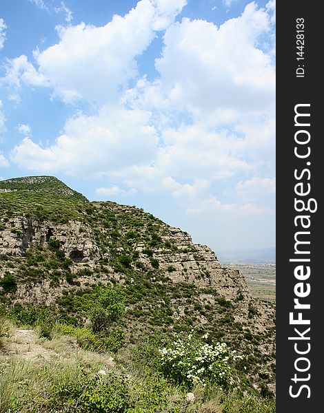 Early summer, the mountain scenery in northern China. Early summer, the mountain scenery in northern China