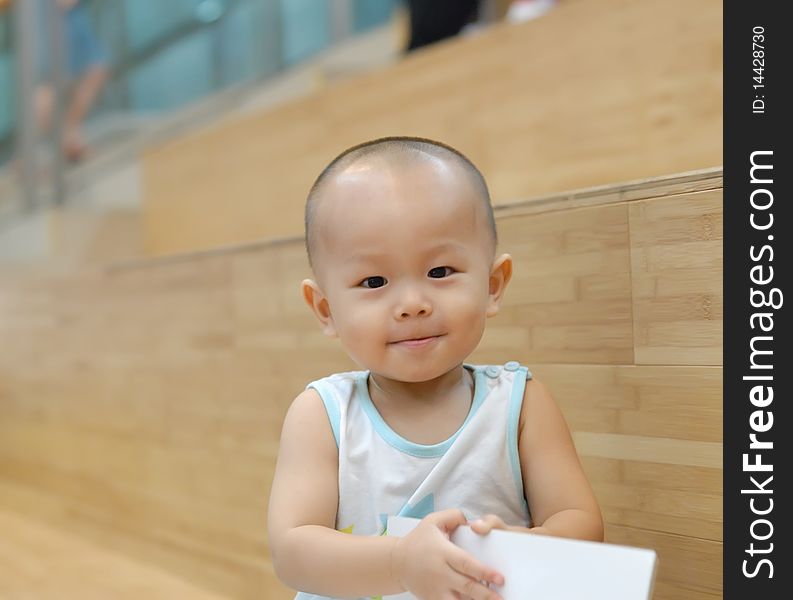 It is a cute chinese baby,. It is a cute chinese baby,