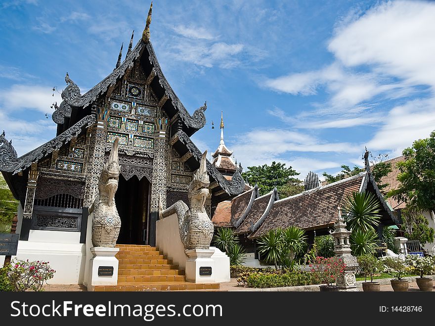 Thai temple,north of Thailand