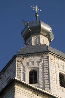 Cupola With Cross On Russian Church Stock Photos Cupola With Cross On Russian Church Stock Photos