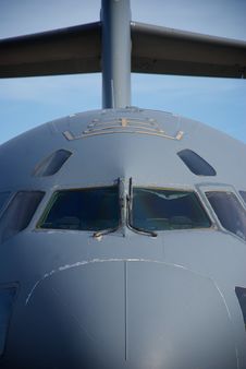 Air Force Cargo Jet Nose Stock Images