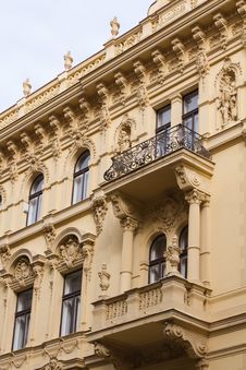 Fragment Of Prague Building Stock Image Fragment Of Prague Building Stock Image