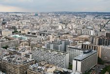 Panorama Of Paris. View From Eiffel Tower Stock Photo Panorama Of Paris. View From Eiffel Tower Stock Photo