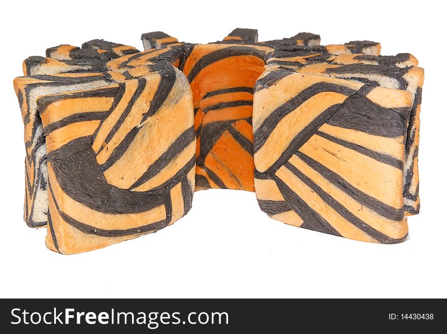 Tiger pattern bread