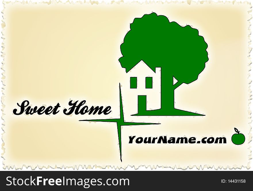 Sweet Home - new business illustration