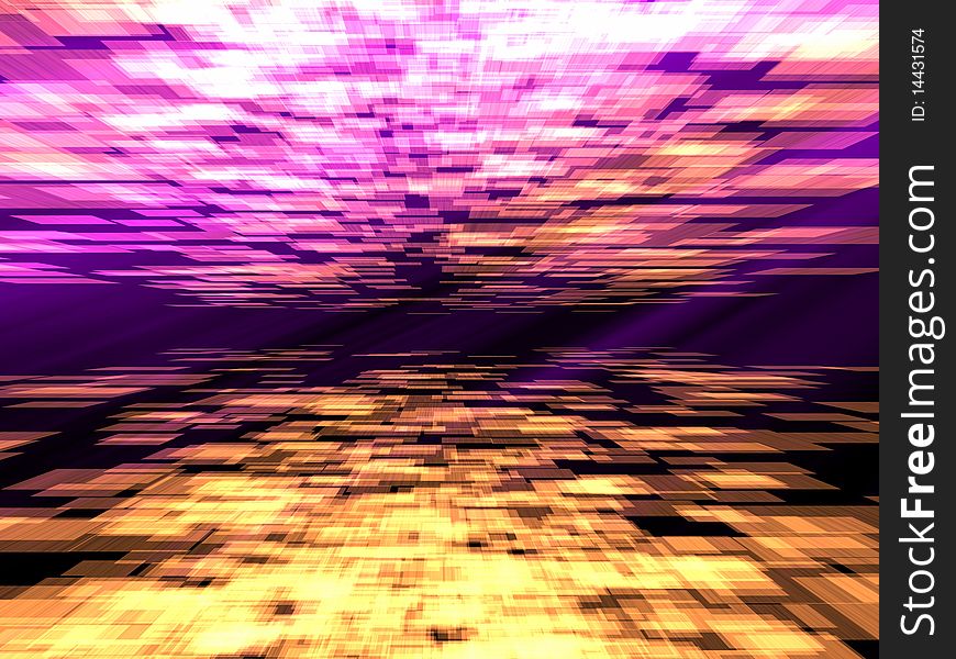 3D Rendered Abstract Background