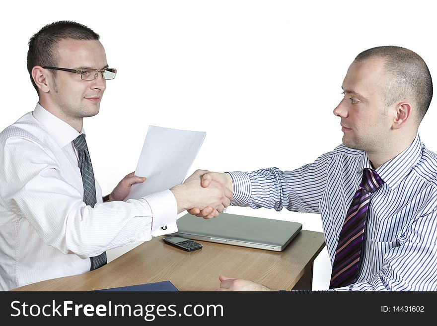 Businessmen Shaking Hands