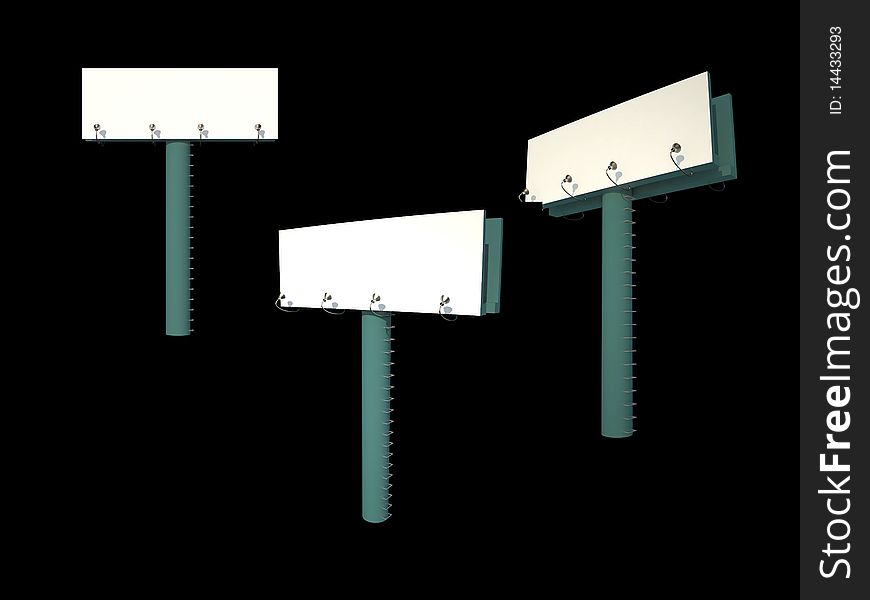 A three-dimensional advertising rack, display from multiple angles. A three-dimensional advertising rack, display from multiple angles