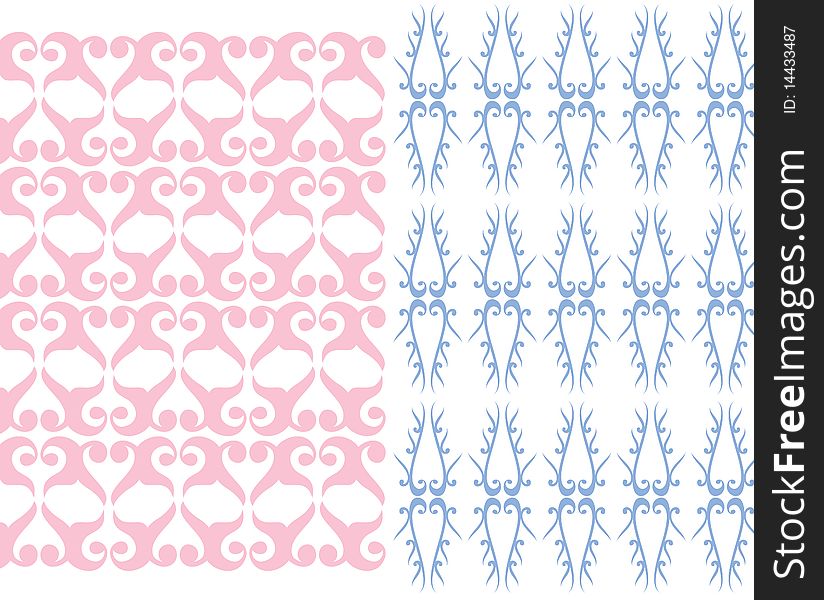 Two different shape for wallpaper. Two different shape for wallpaper
