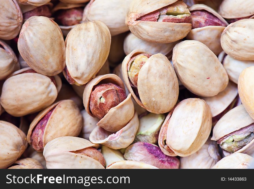 An image of pistachios suitable for wallpaper or background use