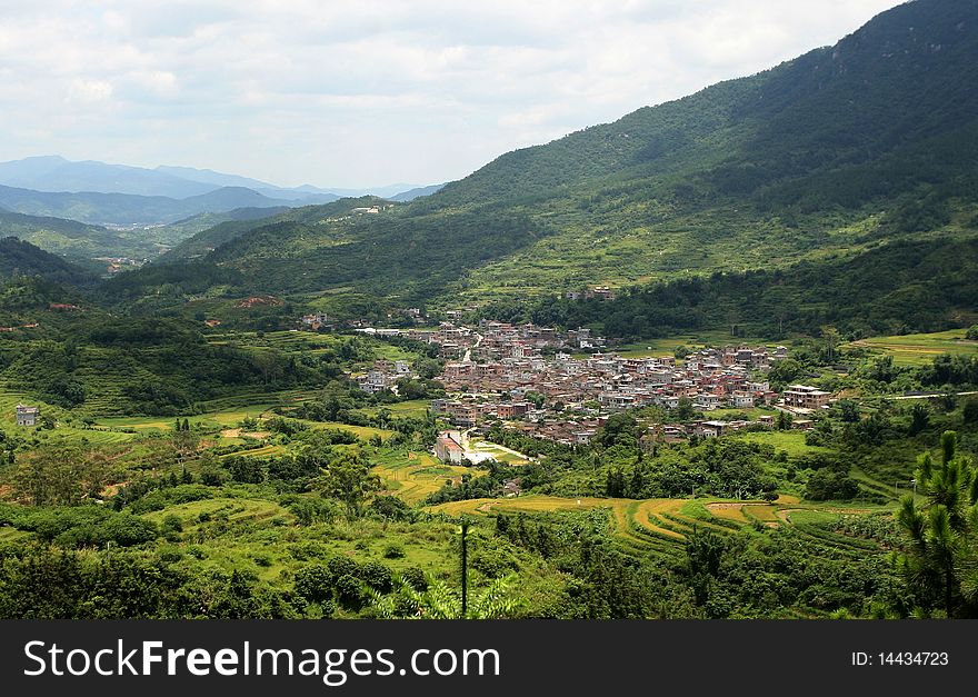 Xiamen, Fujian Province is located in mountain village