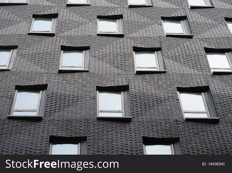 Modern Apartment Building Windows