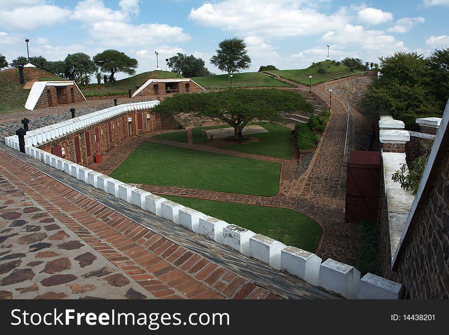 Fort Schanskop, a old fort in Pretoria, biuld in 1897 before the start of the boer-war.