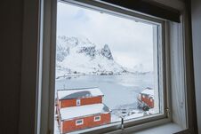Incredibly Beautiful View From The Window Of The House Stock Photography Incredibly Beautiful View From The Window Of The House Stock Photography