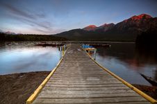 Water Reflections At Pyramid Lake Stock Photos