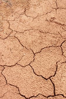 Dry Cracked Earth Texture Royalty Free Stock Photography