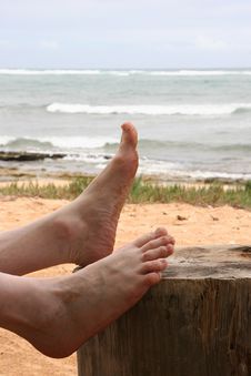 Sandy Feet Royalty Free Stock Image Sandy Feet Royalty Free Stock Image