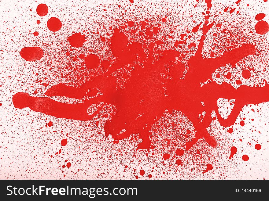The red blotted grunge background