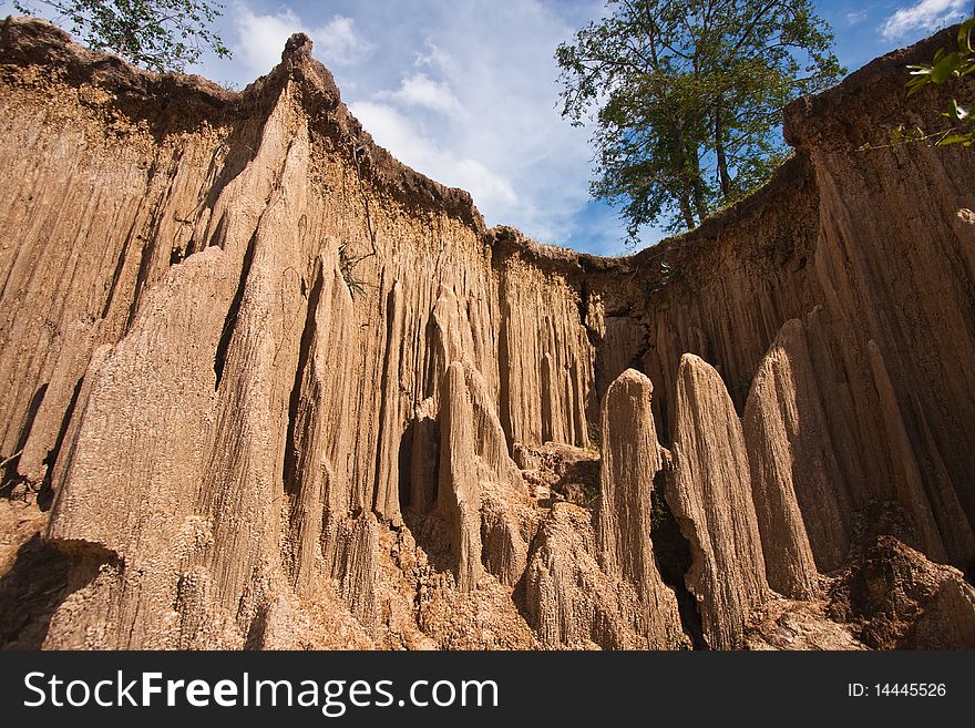 Mini Canyon in national park, Thailand. Mini Canyon in national park, Thailand