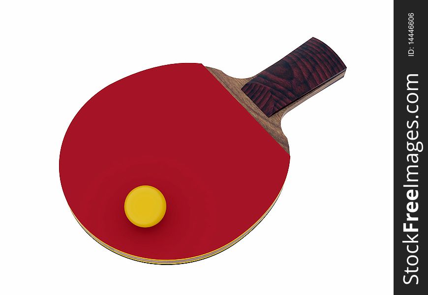 A table tennis board made by computer