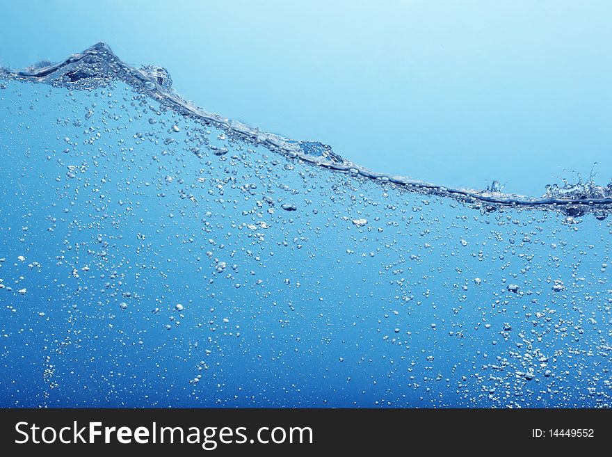 Abstract Water wave background. Multiple uses