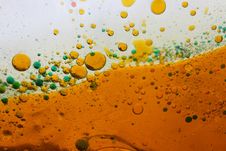 Amber Bubbles Stock Image