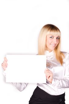 Young Beautiful Blonde Businesswoman Royalty Free Stock Image Young Beautiful Blonde Businesswoman Royalty Free Stock Image
