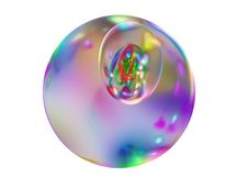 Coloured Spheres Stock Image