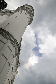 Storm Clouds Over Church Stock Photography