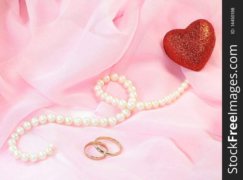 Pearls and wedding rings