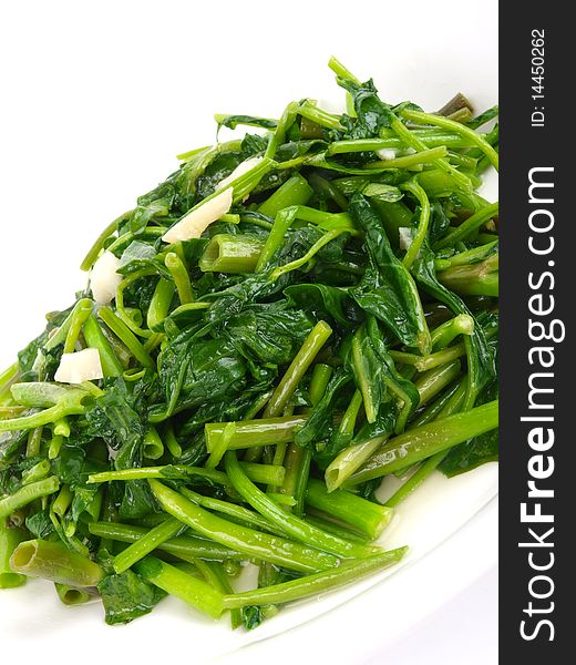 Fried Spinach Cabbage